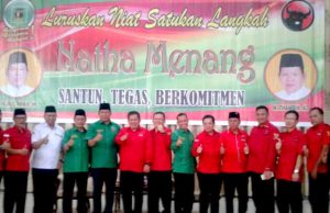 NATHA Resmi Di Usung Duet PDIP dan PPP Pada Pilkada Muara Enim 2018