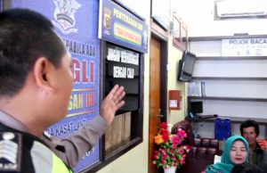 SATLANTAS MURA SIAPKAN POJOK RUANG BACA