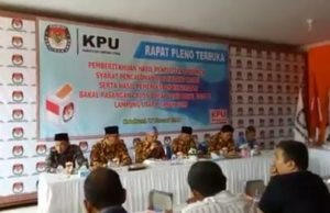 KPUD LAMPUNG UTARA UMUM KAN HASIL TES KESEHATAN TIGA PASANGAN BALON BUPATI LAMPURA