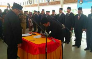 Bupati muara enim lantik 21 pejabat Struktural dan Fungsional