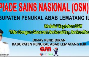 Dinas Pendidikan Pali Akan Gelar OSN Tingkat SMP