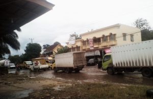 Jalan Raya Gelumbang banjir lagi