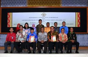Pemkab lampura meraih predikat WTP tiga tahun berturut turut