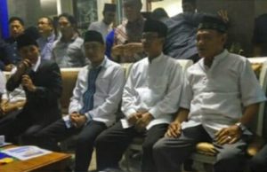 PASANGAN ABDI AGUNG DAN BUDI LAKUKAN KOMPRENSI PERS ATAS PEROLEHAN SUARA TERBANYAK DALAM PILKADA LAMPURA 2018
