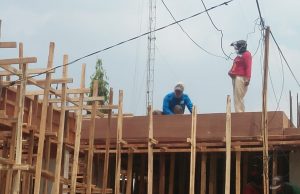 Menelan Hingga Milliaran Rupiah, Penerapan SMK3 Pada Rehab Gedung Kec. Kresek (Multiyears) 2018 Terkesan Diabaikan