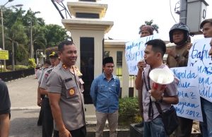 Gelar Aksi ke-8, GOPK Kembali Polda Sumsel Terkait Dugaan Kasus Korupsi