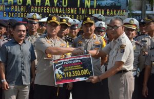 Peduli Terhadap Sesama, Polresta Tangerang Galang Dana Untuk Palu dan Donggala