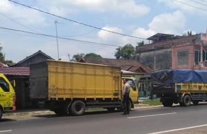 Penertiban Angkutan Batu Bara Oleh Polsek Gelumbang