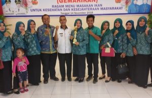 Tim PKK Kecamatan Ulu Rawas Juara 1 Lomba Gemarikan