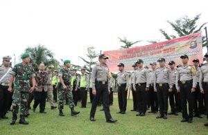 Mapolres Prabumulih Gelar Pasukan Pengaman