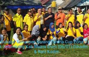 Rani Kodim Hadiri Volly Ball Karang Taruna Cup Zona Tiga