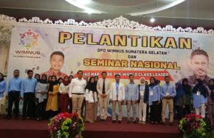 Pengurus DPD WIMNUS Sumsel Dilantik, Edwar Juliarta : Kaum Milineal Jangan Hanya Menadah Kepada Orang tua
