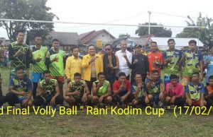 Ribuan Orang Saksikan Grand Final Volly Ball “Rani Kodim Cup”