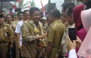 Gubernur Silaturahmi dengan warga Desa Bandar Aji Kecamatan Jarai Lahat