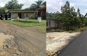 PROYEK PENINGKATAN DAN PELEBARAN RUAS JALAN G1. MATARAM – AIR DERAS TUNTAS DIKERJAKAN