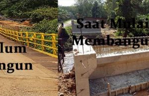 Proyek Pembangunan Jembatan Sungai Megang ( Tahap I ) – Kecamatan Megang Sakti, Selesai di Kerjakan