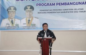 Kunker ke OKU Timur, Herman Deru Bertekad Kembalikan Sumsel Lubang Pangan Nasional