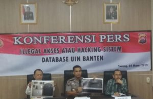 Ditkrimsus Polda Banten berhasil Amankan Diduga Pelaku Hacking Sistem Database UIN SHM Banten