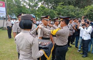 Serah Terima Jabatan Pejabat Kasat dan Kapolsek