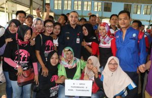 Buruh Kabupaten Sambut May Day Dengan Berolahraga dan Baksos