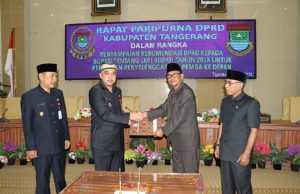 DPRD Sampaikan Rekomendasi Ke Pemda Tangerang