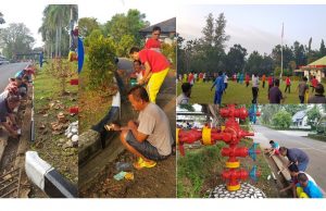 Tingkatkan Good Houskeeping Pendopo Field Budayakan Senam Pagi & Kerja Bakti