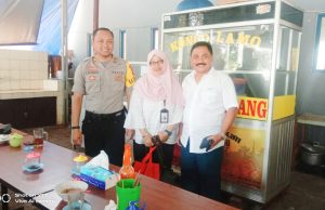 Kapolsek Kawasan Muara Baru Sambangi Vice Presiden Perum Perindo Di Kantin UPT PPSNZJ