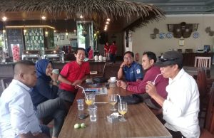 Pererat Tali Silaturahmi, Jurnalis Dan GM Hotel Wilayah Anyer Ngopi Bareng