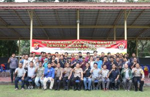 Jalin Silaturahmi, Kapolda Banten Gelar Tatap Muka dengan Insan Pers