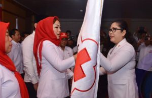 Ketua PMI Sumsel Lantik Pengurus Kabupaten OKU Selatan