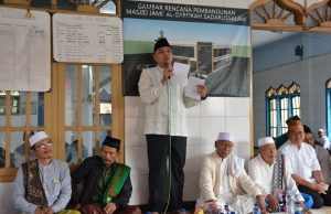 Peletakan Batu Pertama Pembangunan Masjid Jami Albarokah Sadarussalam