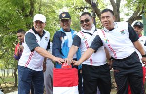 Sekda Lepas Jalan Sehat HarHubNas 2019