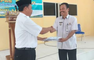 LEPAS SAMBUT CAMAT GUNUNGSARI BERJALAN KHIDMAT