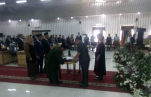 Heri Martadinata Resmi Dilantik Jadi Ketua DPRD OKU Selatan Periode 2019-2024