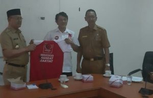 Juarsah Sambut Audensi Ormas Projo Muara Enim