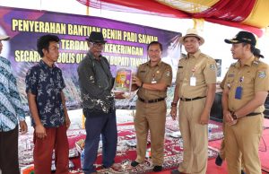 Pemkab Tangerang Gelontorkan 6 Ton Benih Padi Kepada Poktan