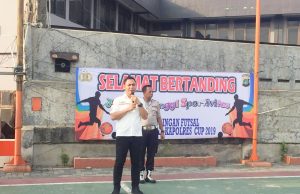 Pertandingan Futsal Dan Bola Volly Rebut Piala Kapolres Cup 2019