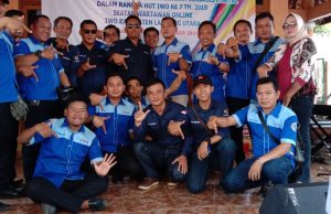 Pengurus PJID Lampura Ramaikan HUT IWO Ke-7