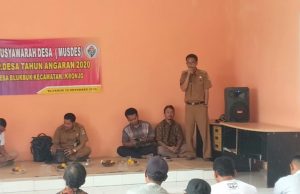 Pemdes Blukbuk Gelar Musdes Penyusunan RKP Desa Tahun Anggaran 2020