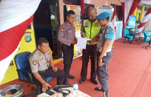 Kapolres Pelabuan Tanjung Priuk Cek Kesiapan Personel Pengamanan Pam Natal Operasi Lilin Jaya 2019