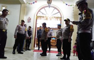Kapolres dan Dandim Lakukan Cek Ibadah Natal dan PAM Nataru