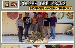Polisi Hadiahi Tima Panas Kepada Terduga Residivis 3C