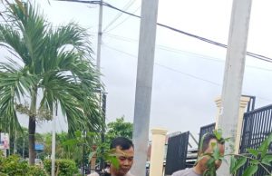 Polsek Kawasan Muara Baru Tanam Pohon Ciptakan Udara Sejuk