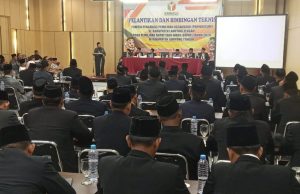 Sebanyak 84 Panwascam Se-Lamteng Dilantik, Komitmen Cegah Politik Uang