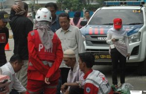 Satlantas Polres Cilegon Gelar Simulasi Penanganan Korban Lakalantas