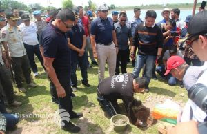 Bupati Ogan Ilir Ilyas Panji Alam Sambut Hangat 2 Jenderal dan Gubernur di Teluk Seruo