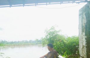 Jembatan Gantung Akses Warga Nyaris Ambruk