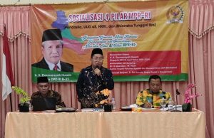Anggota DPD – MPR RI Ir. H Darmansyah Husein Sosialisasi 4 Pilar di Pangkalpinang