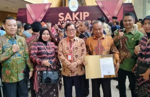 Bupati dan Pejabat Muratara Hadiri Acara Penyerahan Hasil Evaluasi SAKIP 2019