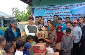 Peringati HPN, Puluhan Wartawan MLM Berbagi Kasih dengan Panti Asuhan